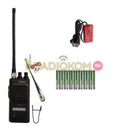 Штурман-230М- AM/FM Си-Би (27 МГц) рация с аккумуляторами и зарядным устройством от USB